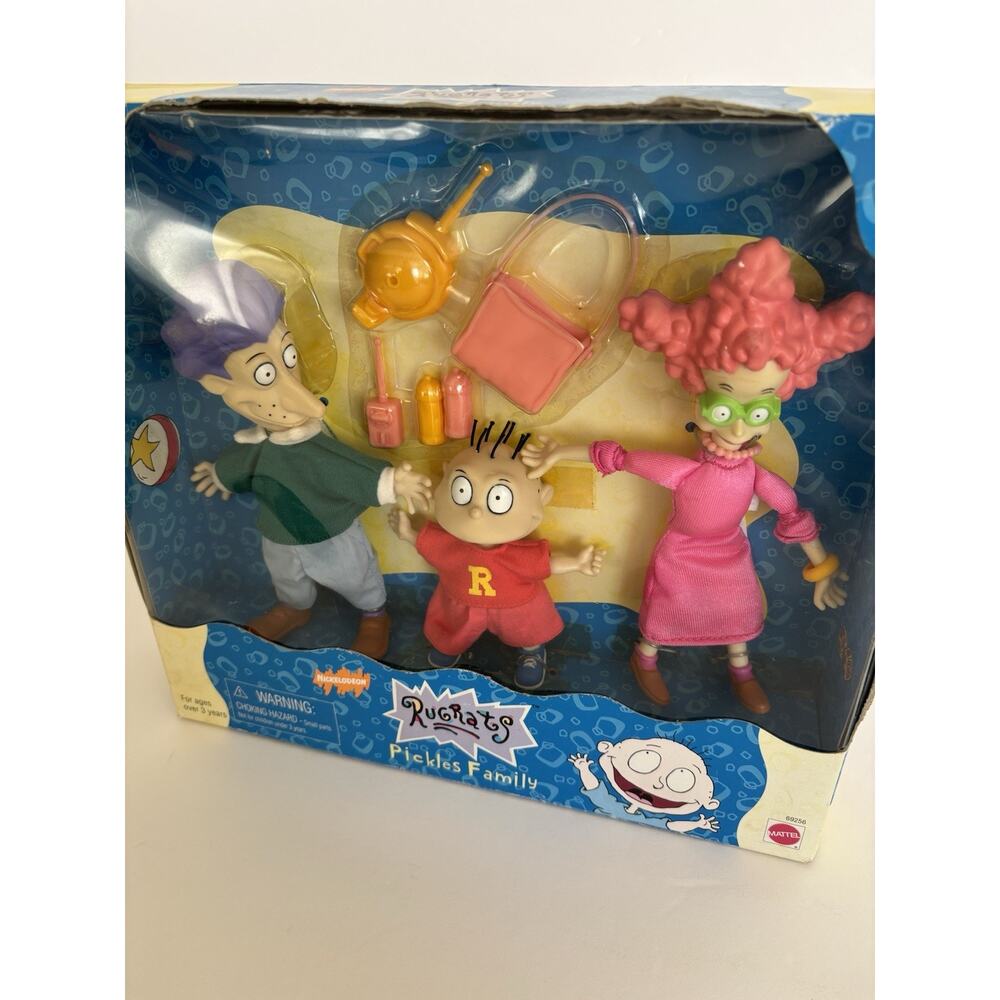 1997 Mattel Rugrats Tommy’s World, Pickels Family, Lil DeVille, Angelica SEALED